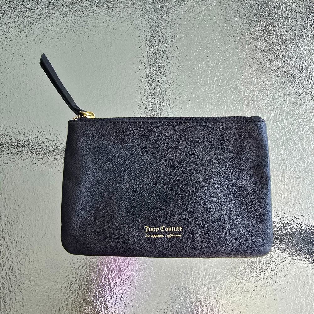 Juicy Couture Black Travel Cosmetic Bag